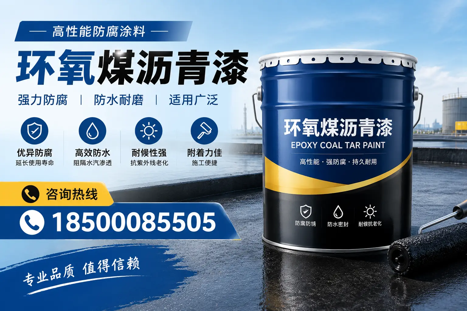 环氧煤沥青漆的主要成分与功能，江门用户深度了解